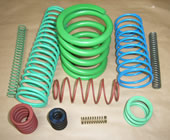 Examples of compression springs manufactured by Lion Springs