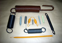 Examples of tension springs manufactured by Lion Springs